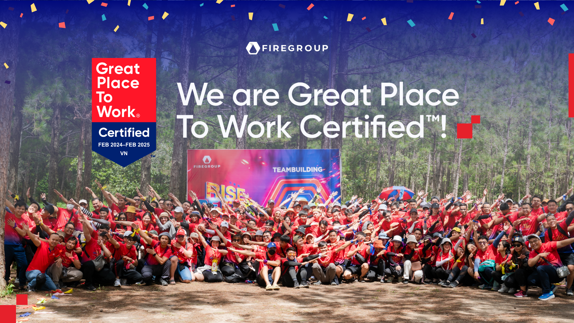 FireGroup Certified as Great Place To Work™: Fostering our journey to build a great culture for our people