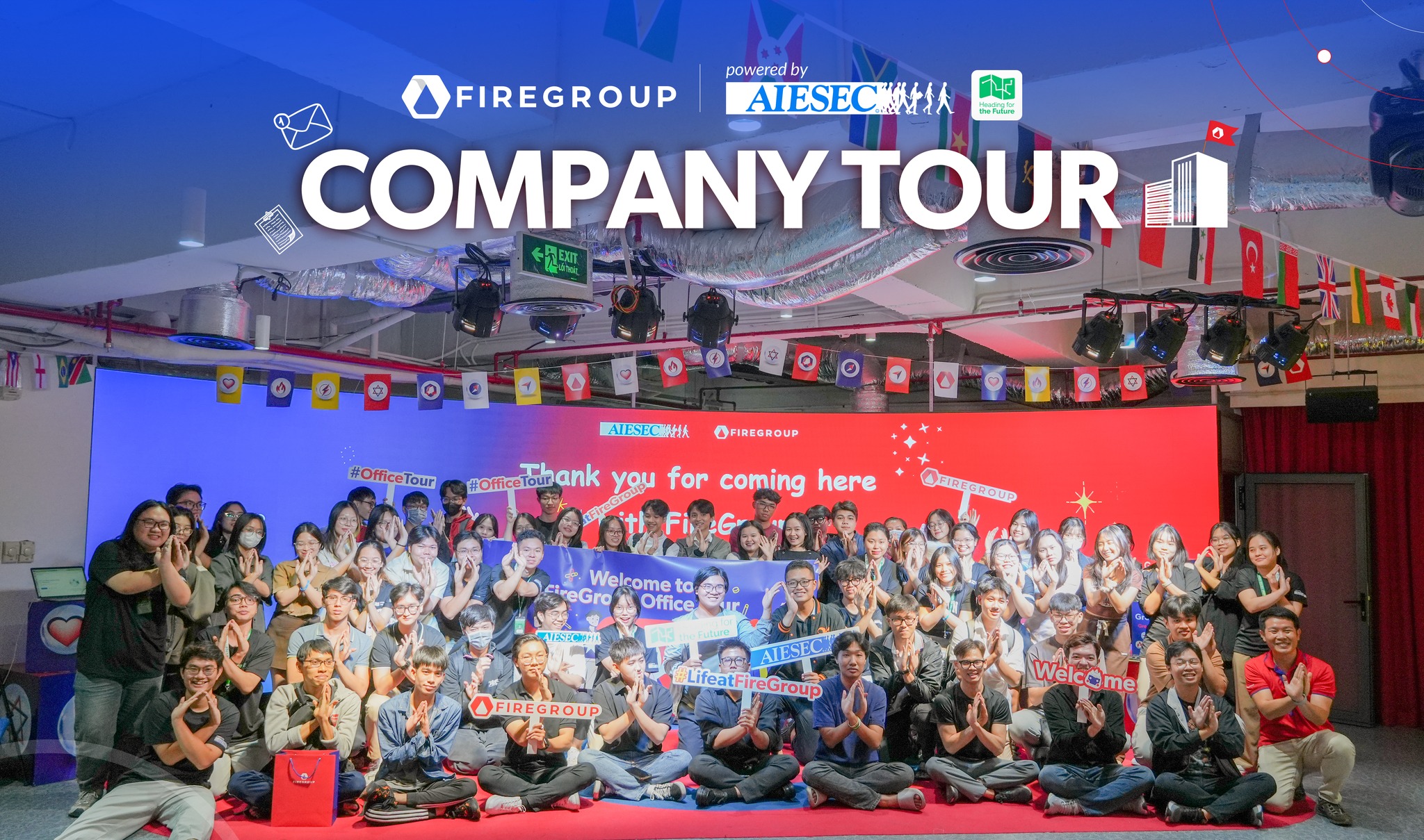 FireGroup Company Tour: A Day of Inspiration and Learning for Students from Heading For The Future Competition